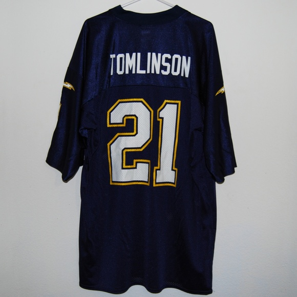Reebok NFL Players Chargers #21 Tomlinson Jersey - Picture 2 of 8